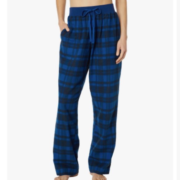 L.L.Bean Camp Pajama Set Large Blue Checkered - Picture 4 of 7
